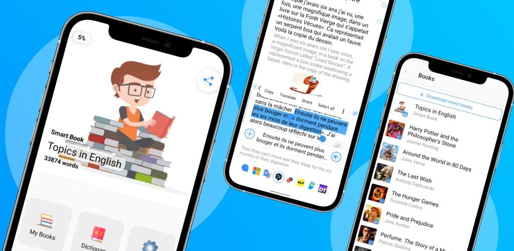 Smart Book — Parallel translation of books